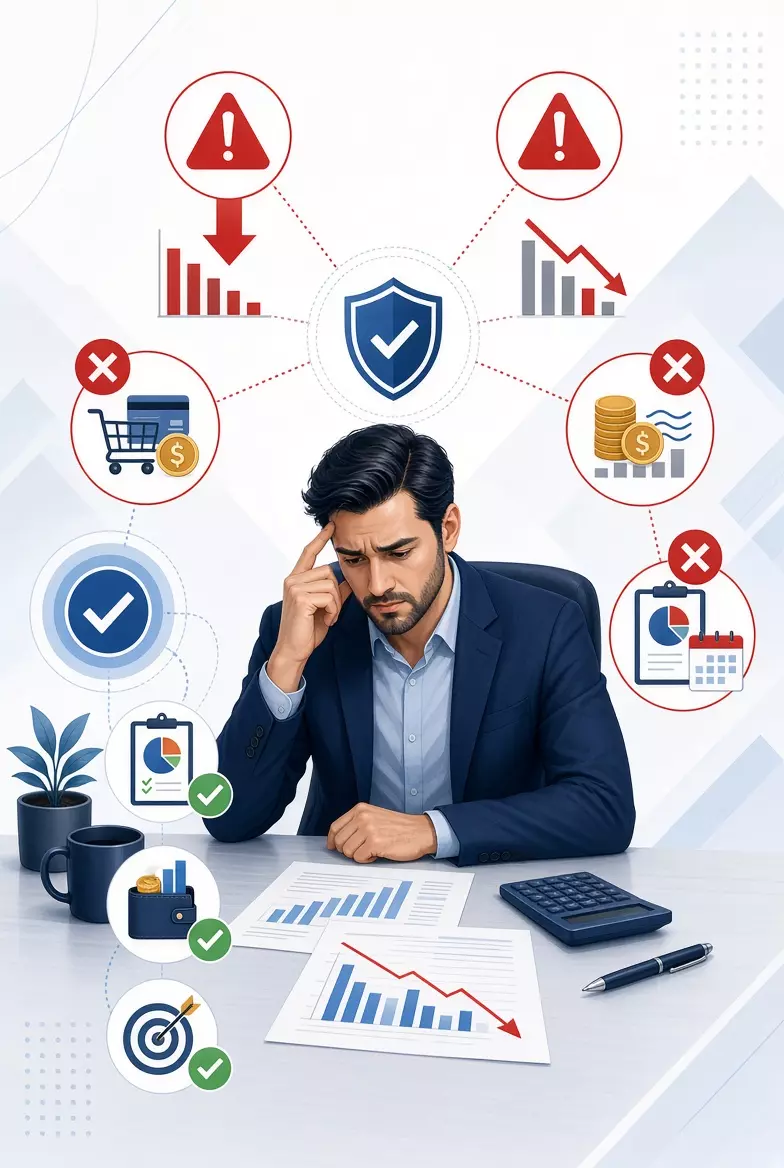 ۵ اشتباه رایج در مدیریت مالی شرکت‌ها